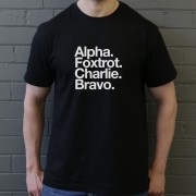 AFC Bournemouth: Alpha Foxtrot charlie Bravo T-Shirt
