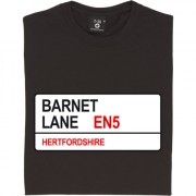 Barnet FC: Barnet Lane EN5 Road Sign T-Shirt
