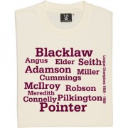 Burnley 1960 Championship Winning Team Line Up T-Shirt
