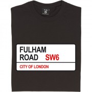 Chelsea FC: Fulham Road SW6 Road Sign T-Shirt