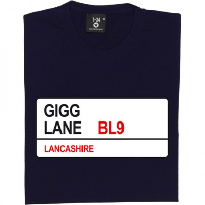 Bury FC: Gigg Lane BL9 Road Sign