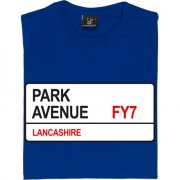 Fleetwood Town: Park Avenue FY7 Road Sign T-Shirt