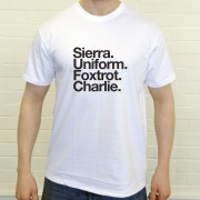 Scunthorpe United FC: Sierra Uniform Foxtrot Charlie T-Shirt