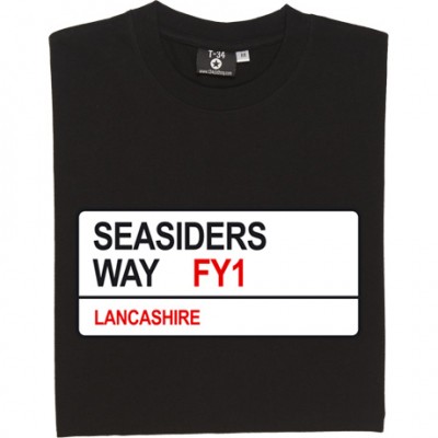 Blackpool FC: Seasiders Way FY1 Road Sign