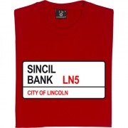 Lincoln City: Sincil Bank LN5 Road Sign T-Shirt