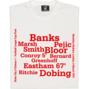 Stoke City 1972 Football League Cup Final Line Up T-Shirt