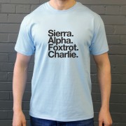 Sunderland AFC: Sierra Alpha Foxtrot Charlie T-Shirt