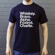 West Bromwich Albion FC: Whiskey Bravo Alpha Foxtrot Charlie T-Shirt