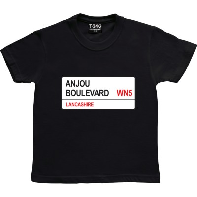 Wigan Athletic: Anjou Boulevard WN5 Road Sign