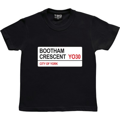 York City: Bootham Crescent YO30 Road Sign