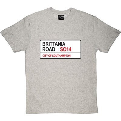 Southampton FC: Brittania Road SO14 Road Sign
