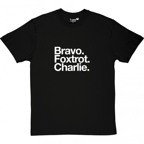 Bury Football Club: Bravo Foxtrot Charlie T-Shirt