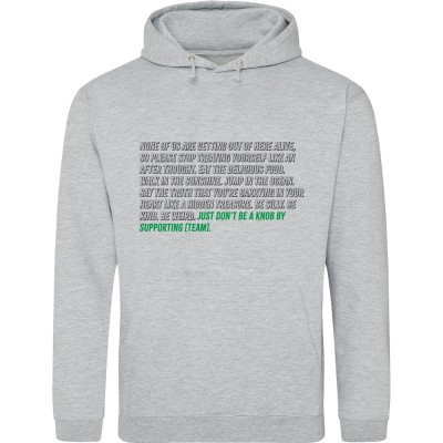 Personalised Just Don't Be a Knob by Supporting 