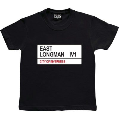 Inverness Caledonian Thistle: East Longman IV1 Road Sign