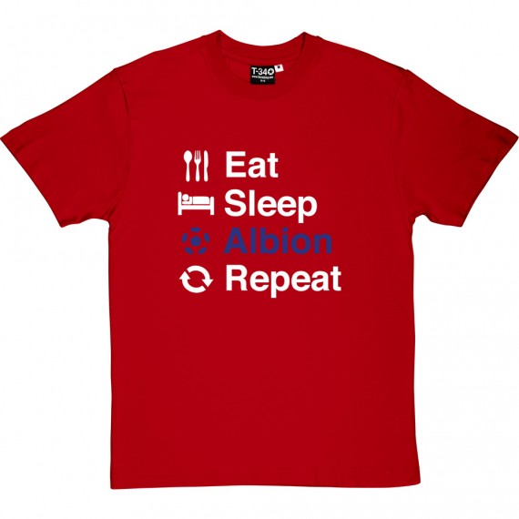 Eat Sleep Albion Repeat T-Shirt