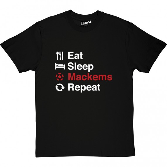 Eat Sleep Mackems Repeat T-Shirt