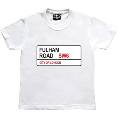 Chelsea FC: Fulham Road SW6 Road Sign