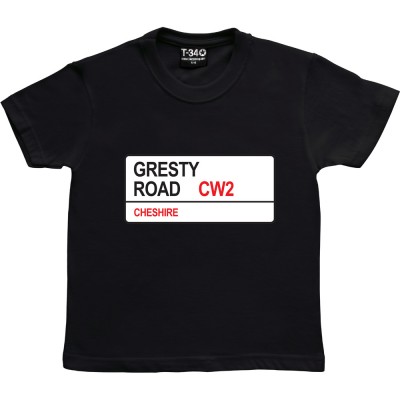 Crewe Alexandra: Gresty Road CW2 Road Sign