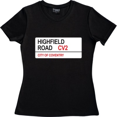 Coventry City: Highfield Road CV2 Road Sign