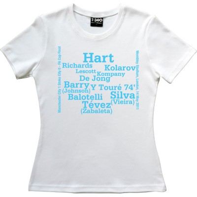 Manchester City 2011 FA Cup Final Line-Up