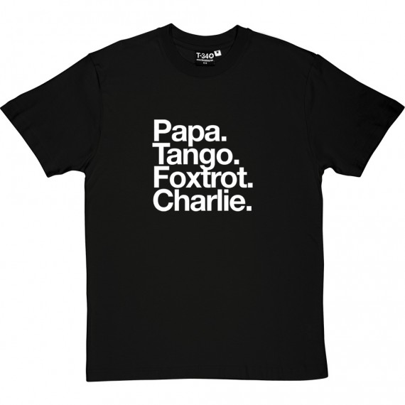 Partick Thistle FC: Papa Tango Foxtrot Charlie T-Shirt