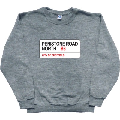 Sheffield Wednesday: Penistone Road North S6 Road Sign