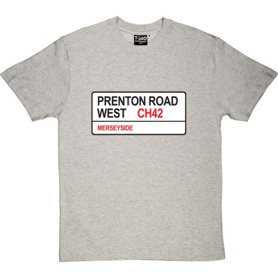 Tranmere Rovers: Prenton Road West CH42 Road Sign