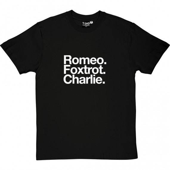 Rangers FC: Romeo Foxtrot Charlie T-Shirt