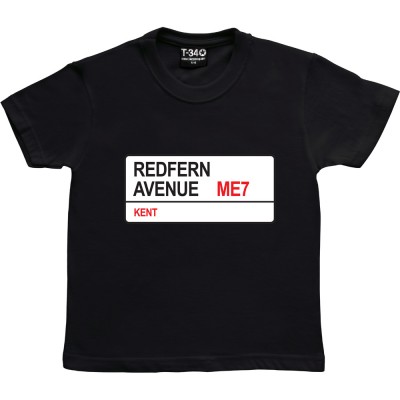 Gillingham FC: Redfern Avenue ME7 Road Sign
