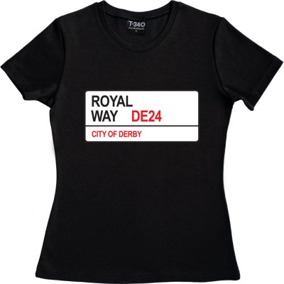 Derby County: Royal Way DE24 Road Sign
