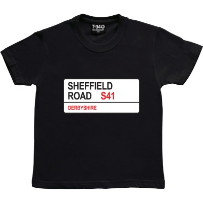 Chesterfield FC: Sheffield Road S41 Road Sign