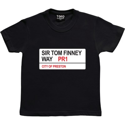 Preston North End: Sir Tom Finney Way PR1 Road Sign