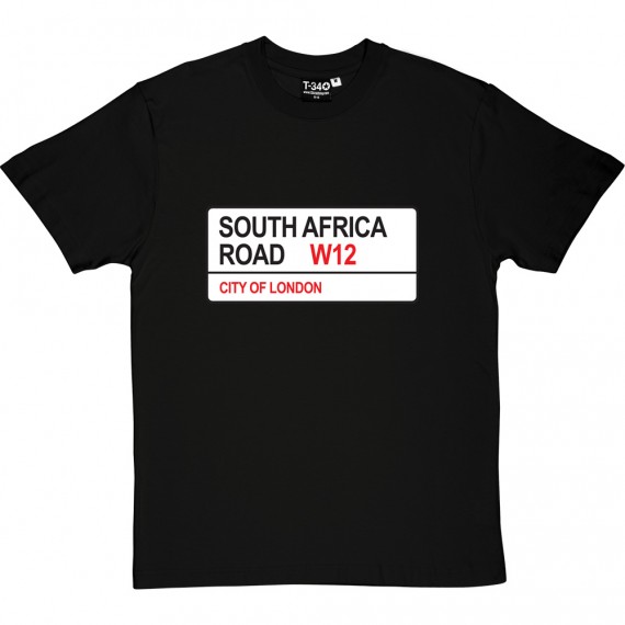 Queens Park Rangers: South Africa Road W12 Road Sign T-Shirt