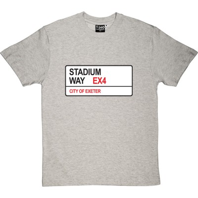 Exeter City: Stadium Way EX4 Road Sign