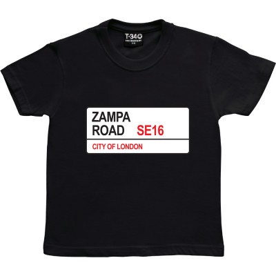 Millwall FC: Zampa Road SE16 Road Sign